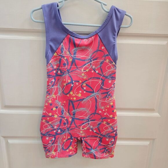 Cat & Jack Gymnastics Biketard Lot of 2, Excellent Used Condition, XS (4/5), EUC - Picture 7 of 11